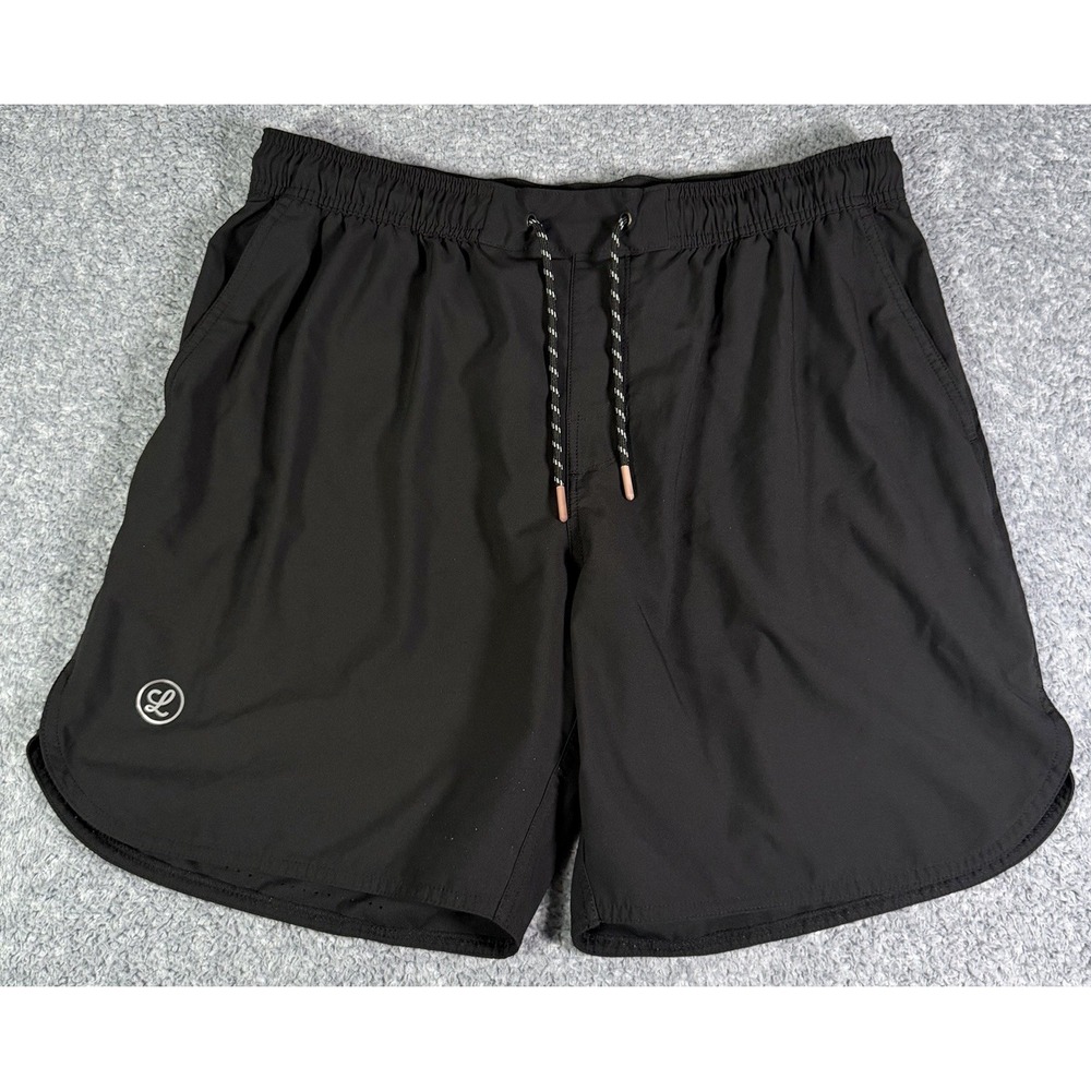 Legends Luka Shorts 7" Linerless Mens XL Black Gym Training Running Performance